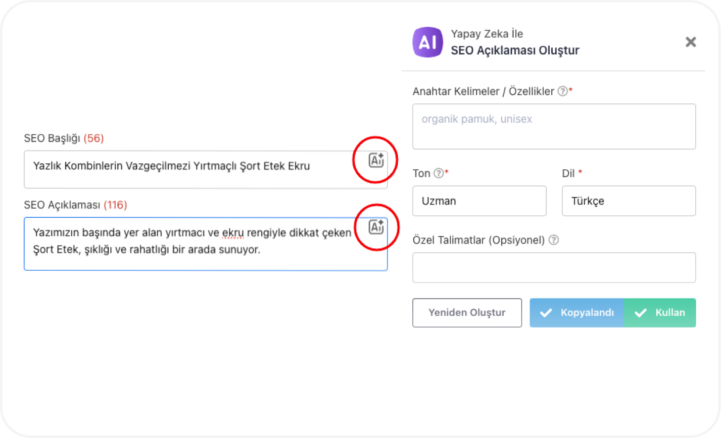GSoft Yapay Zeka Destekli E-Ticaret