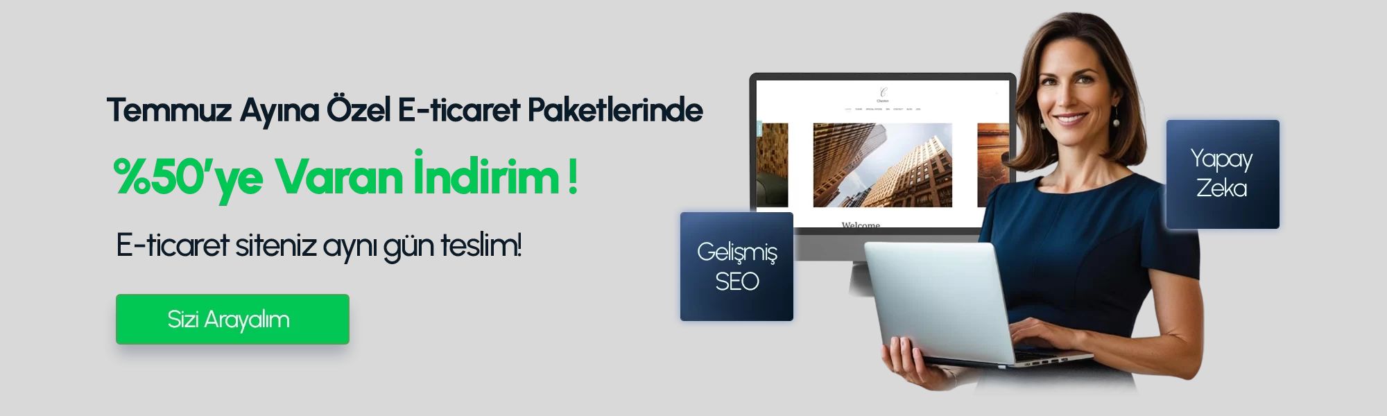 GSoft E-Ticaret - Tüm Paketlerde %50 İndirim