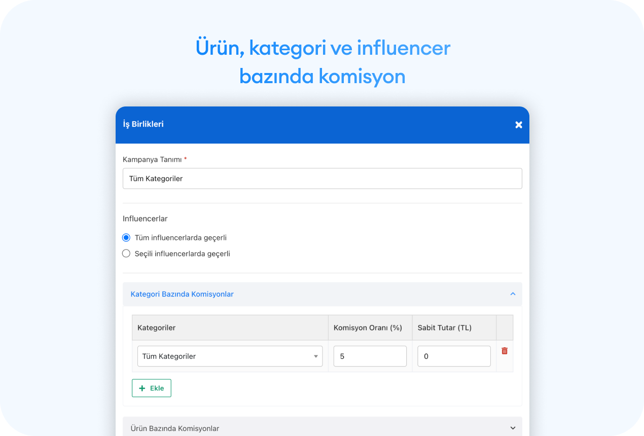 GSoft Influencer Performans