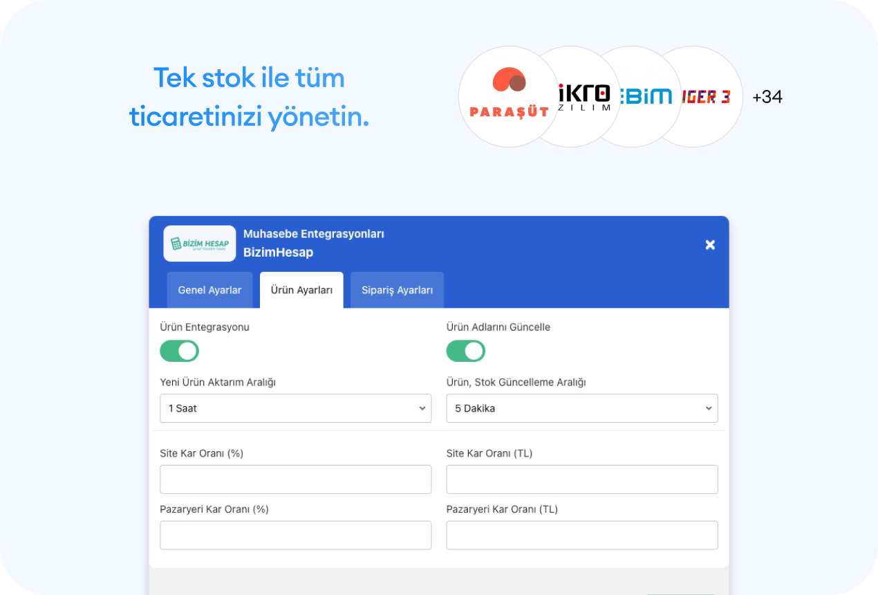 GSoft Muhasebe Entegrasyon Detay